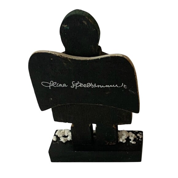 Midwest of Cannon Falls Llona Steelhammer Wooden Figure Angel Primitive 7” Tall - Picture 2 of 4